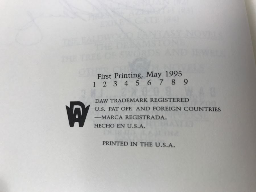 Signed First Printing 1995 Hardcover Book Invader By C.J. Cherryh [Photo 8]