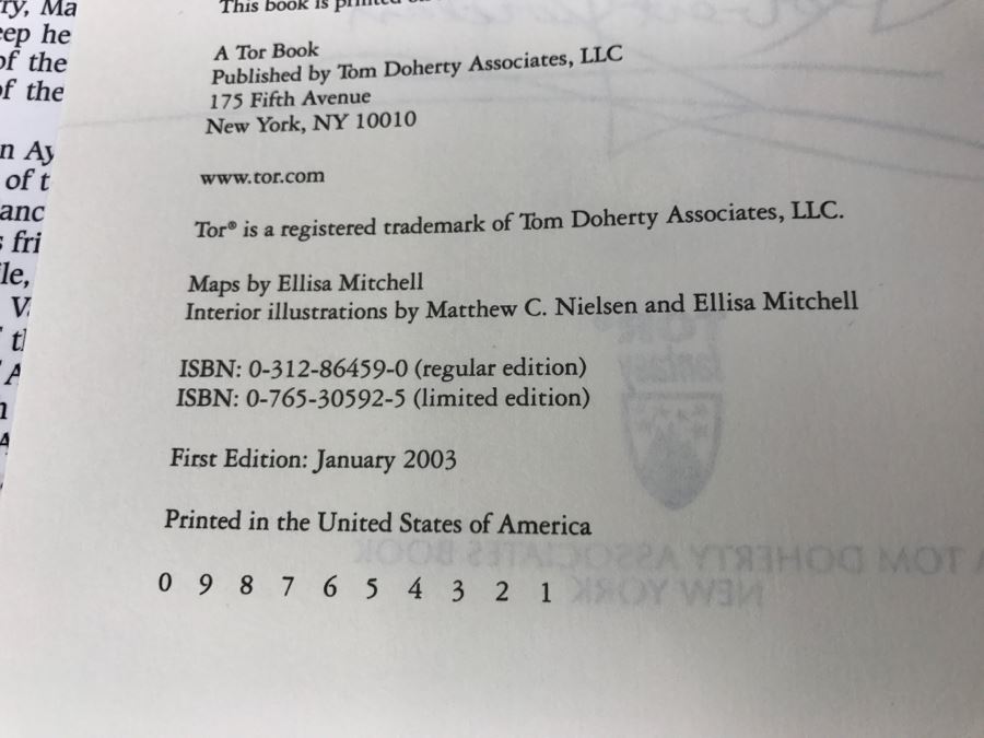 Signed First Edition Book Crossroads Of Twilight By Robert Jordan [Photo 9]