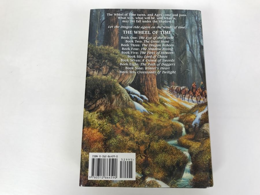 Signed First Edition Book Crossroads Of Twilight By Robert Jordan [Photo 4]