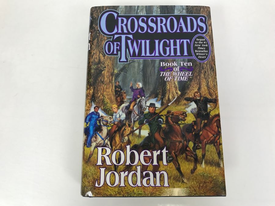 Signed First Edition Book Crossroads Of Twilight By Robert Jordan [Photo 2]