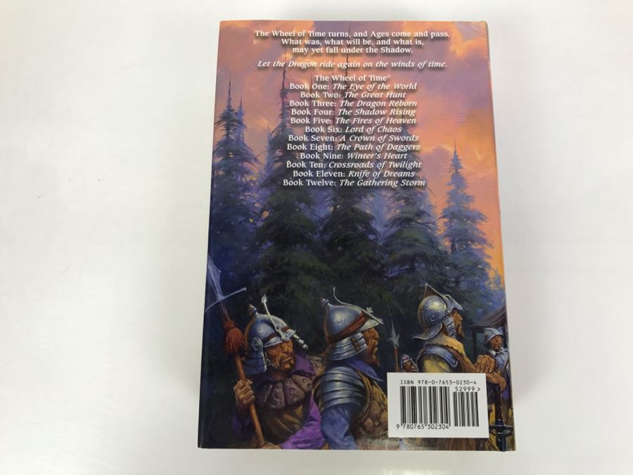 Signed First Edition Hardcover Book The Gathering Storm By Robert Jordan And Brandon Sanderson (Signed By Both Authors) [Photo 4]