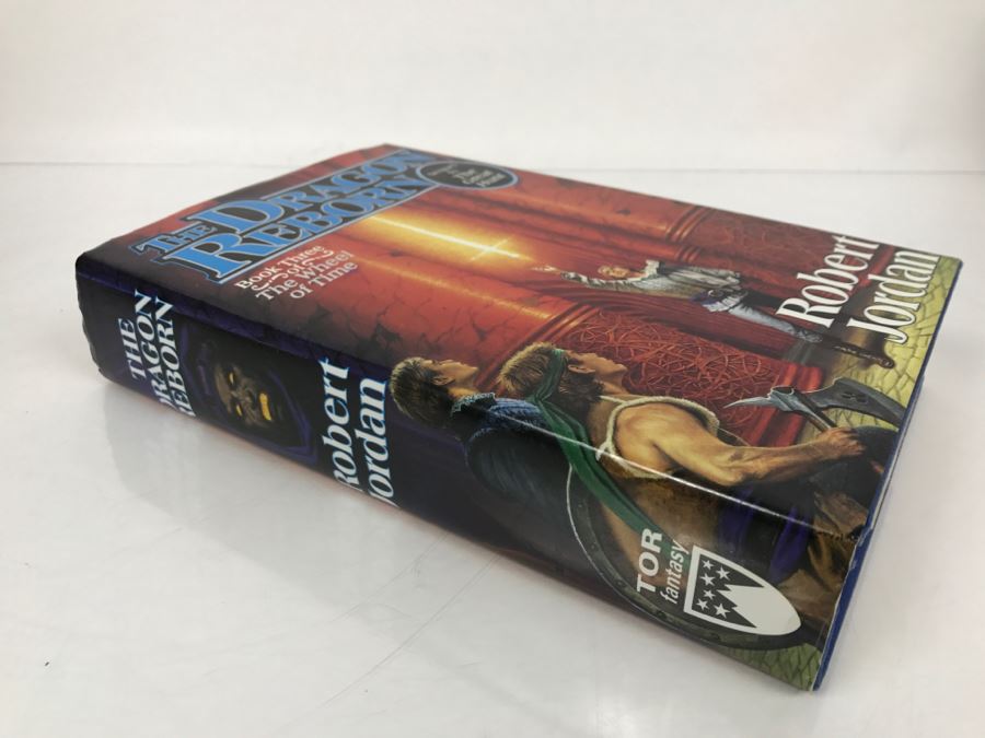 Signed Hardcover Book The Dragon Reborn By Robert Jordan [Photo 3]
