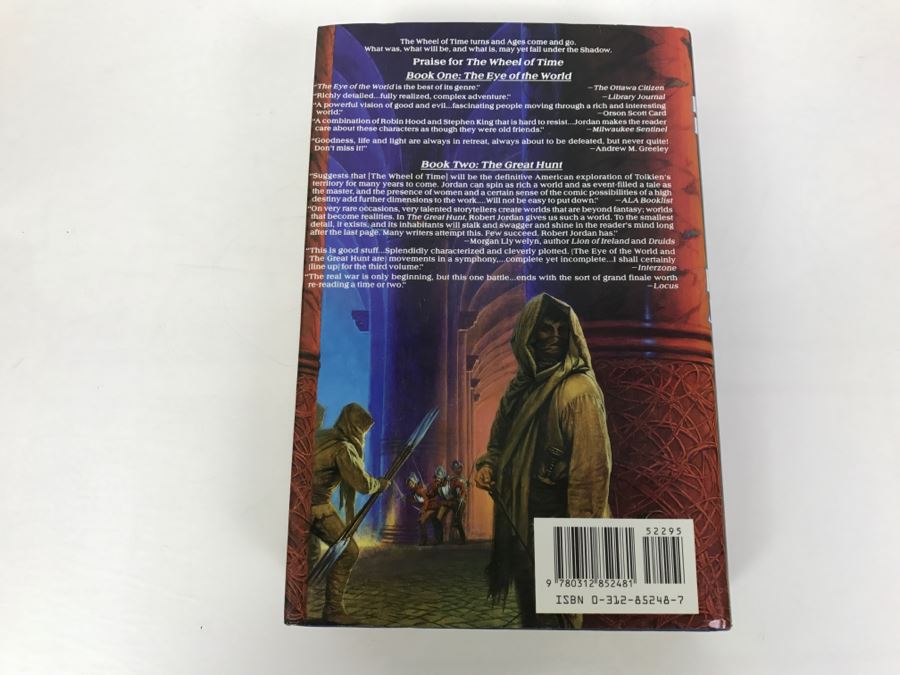 Signed Hardcover Book The Dragon Reborn By Robert Jordan [Photo 4]