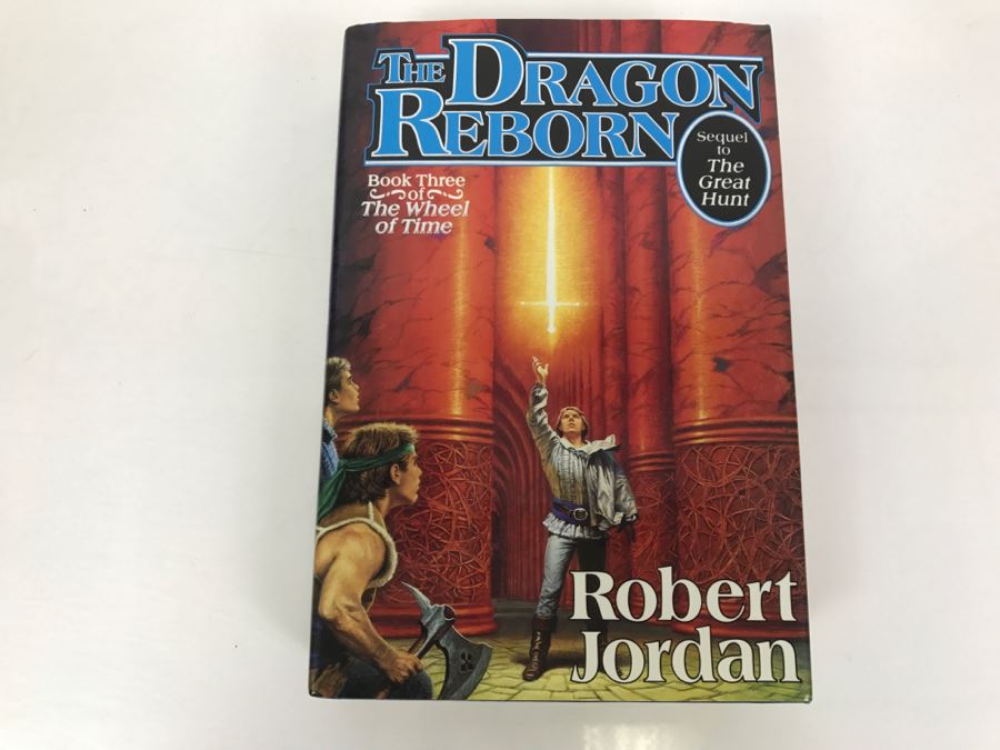 Signed Hardcover Book The Dragon Reborn By Robert Jordan [Photo 2]