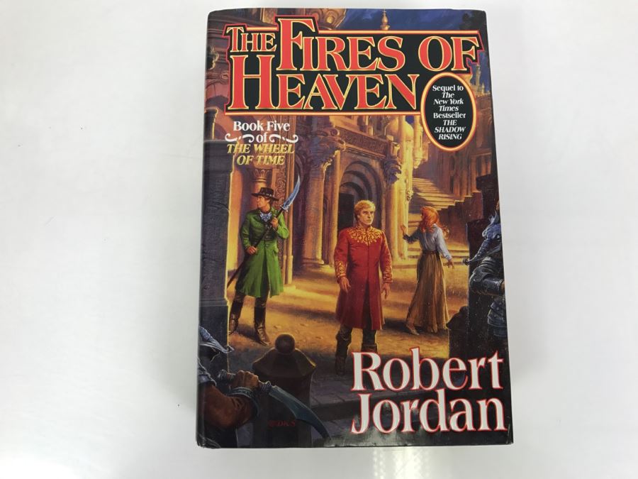 Signed First Trade Edition The Fires Of Heaven By Robert Jordan [Photo 2]