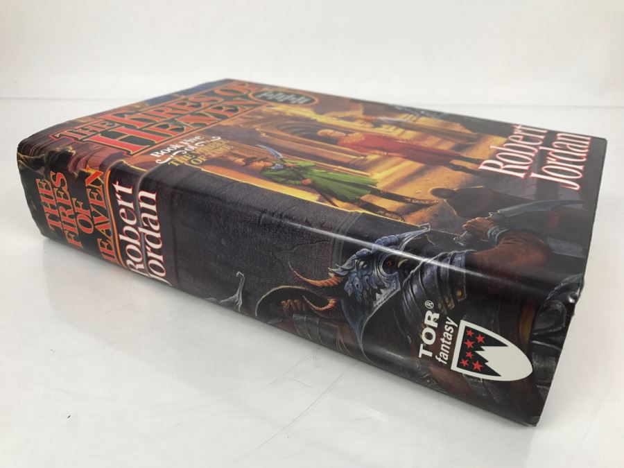 Signed First Trade Edition The Fires Of Heaven By Robert Jordan [Photo 3]