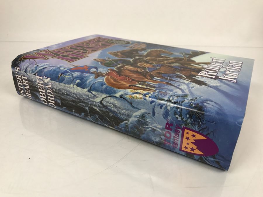 Signed First Edition Hardcover Book Winter's Heart By Robert Jordan [Photo 3]