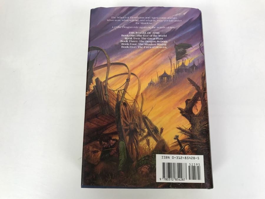 Signed First Trade Edition Hardcover Book Lord Of Chaos By Robert Jordan [Photo 4]