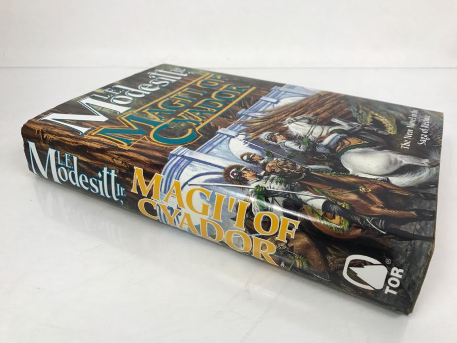 Signed First Edition 2000 Hardcover Book Magi'i Of Cyador By L.E. Modesitt, Jr. [Photo 3]