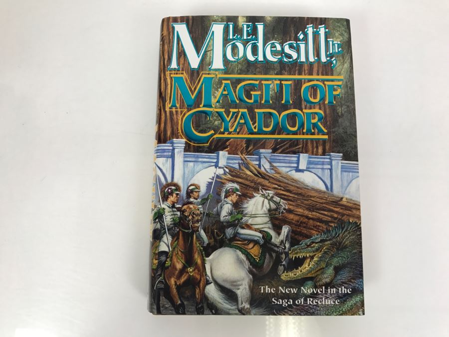 Signed First Edition 2000 Hardcover Book Magi'i Of Cyador By L.E. Modesitt, Jr. [Photo 2]