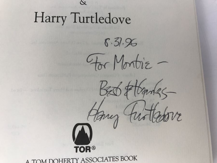 Signed First Edition Hardcover Book The Two By Richard Dreyfuss And Harry Turtledove