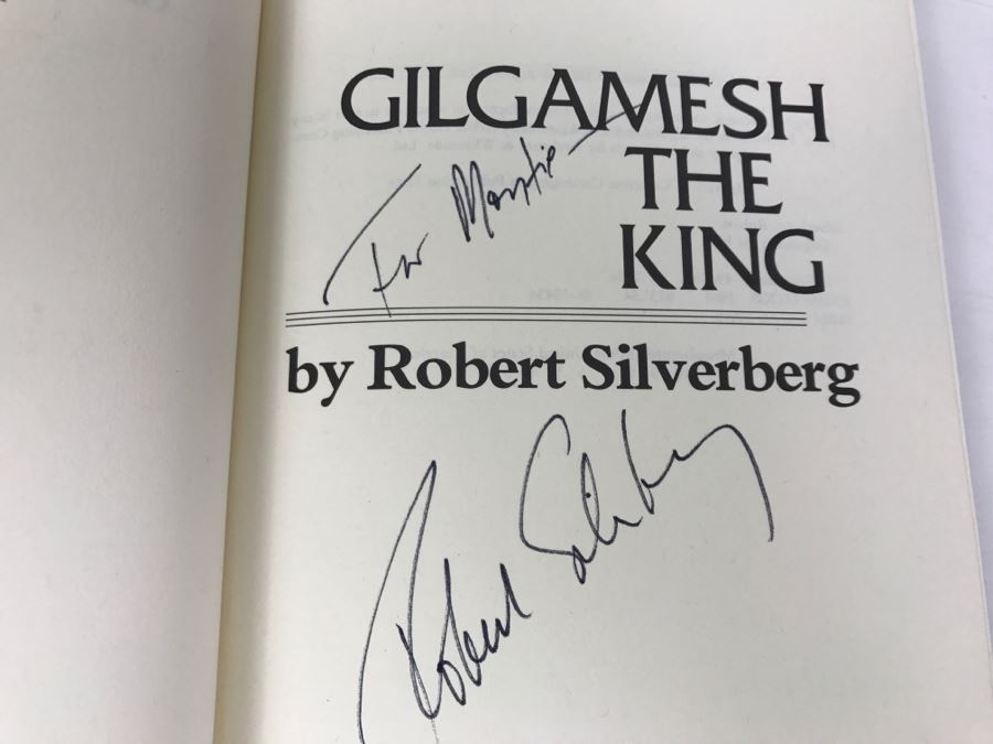 Signed First Edition Hardcover Book Gilgamesh The King By Robert Silverberg [Photo 6]