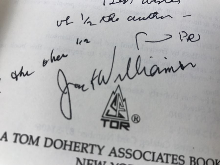 Signed First Edition 1988 Hardcover Book Land's End By Frederik Pohl And Jack Williamson (Signed By Both Authors) [Photo 7]