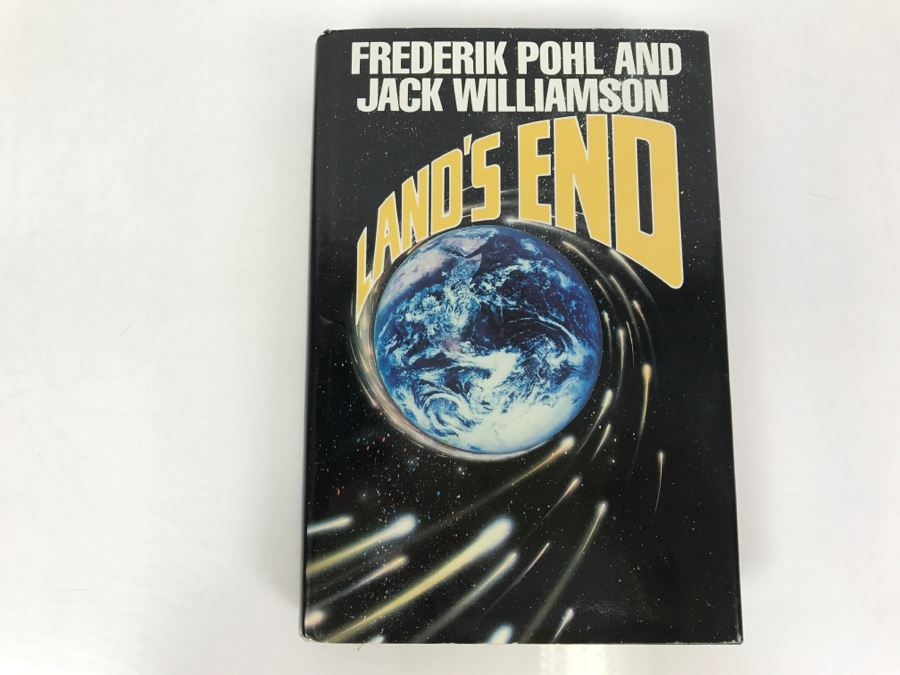 Signed First Edition 1988 Hardcover Book Land's End By Frederik Pohl And Jack Williamson (Signed By Both Authors) [Photo 10]