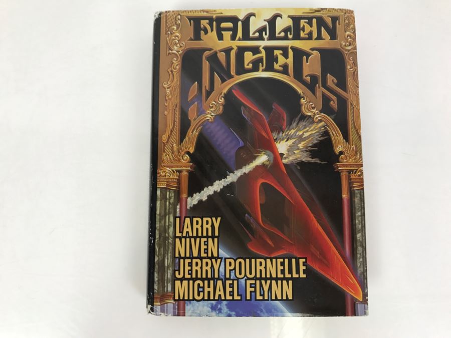 Signed First Edition Hardcover Book Fallen Angels By Larry Niven, Jerry Pournelle And Michael Flynn (Signed By All 3 Authors) [Photo 2]