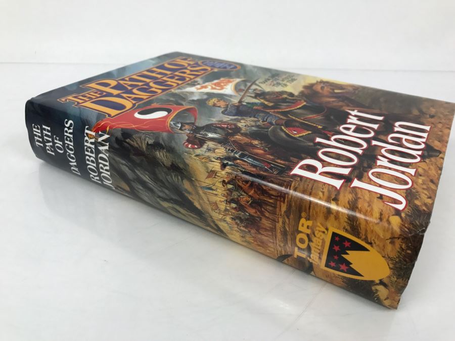 Signed First Edition 1998 Hardcover Book The Path Of Daggers By Robert Jordan [Photo 3]