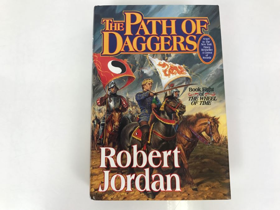 Signed First Edition 1998 Hardcover Book The Path Of Daggers By Robert Jordan [Photo 2]