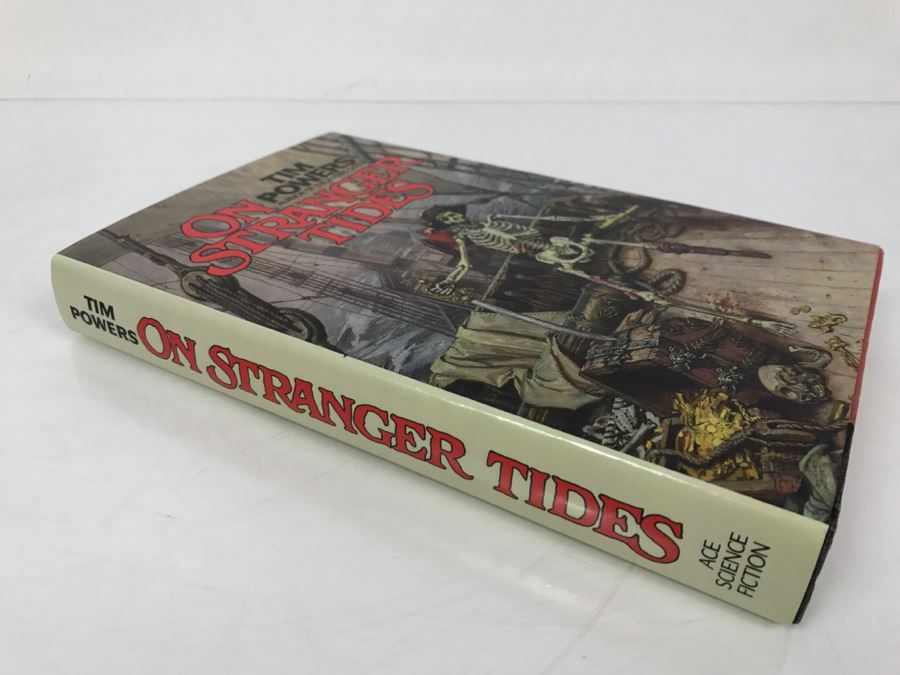 Signed First Edition 1987 Hardcover Book On Stranger Tides By Tim Powers [Photo 3]
