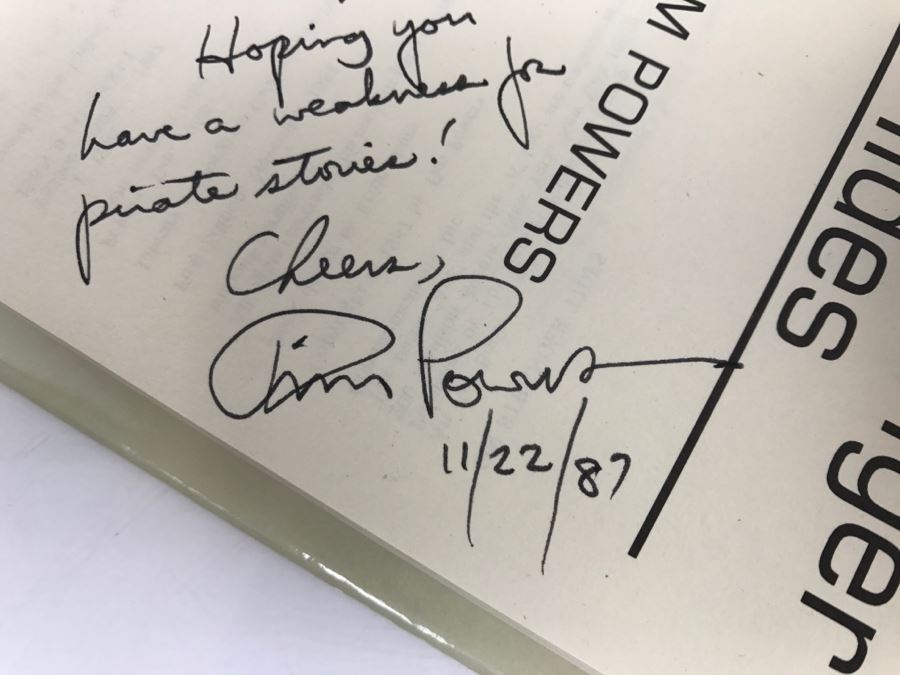 Signed First Edition 1987 Hardcover Book On Stranger Tides By Tim Powers [Photo 7]