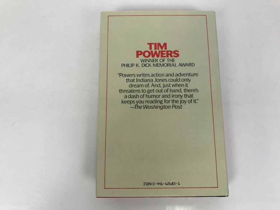 Signed First Edition 1987 Hardcover Book On Stranger Tides By Tim Powers [Photo 4]