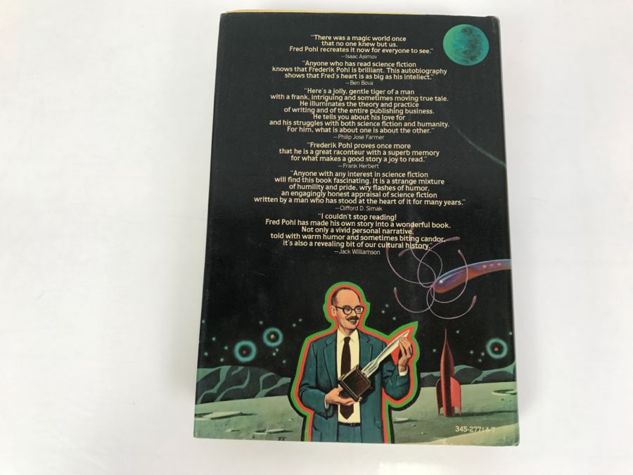 Signed First Edition 1978 Hardcover Book The Way The Future Was By Frederik Pohl [Photo 4]