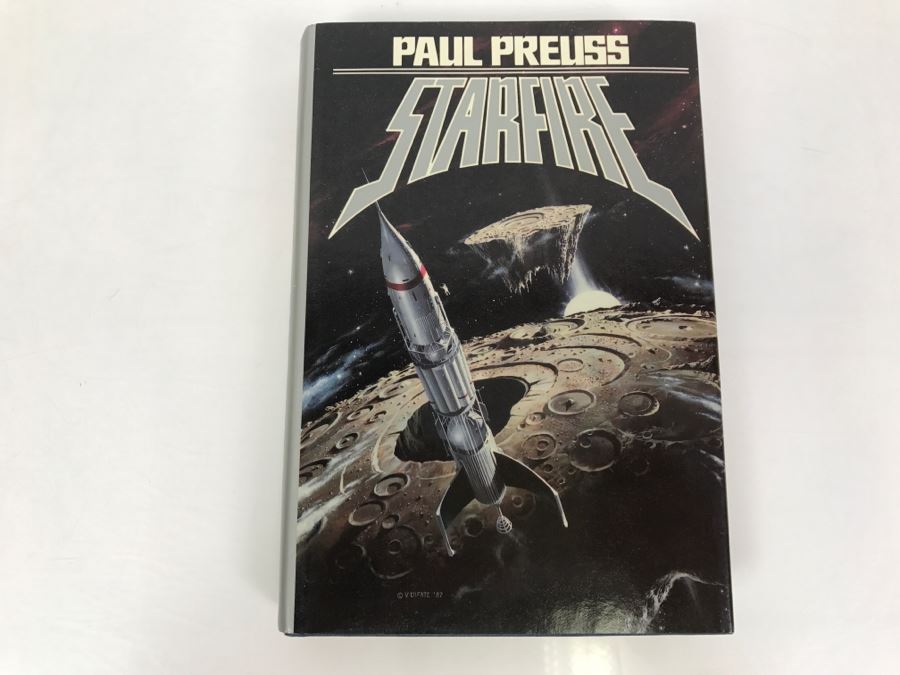 Signed First Printing 1988 Hardcover Book STARFIRE By Paul Preuss [Photo 2]