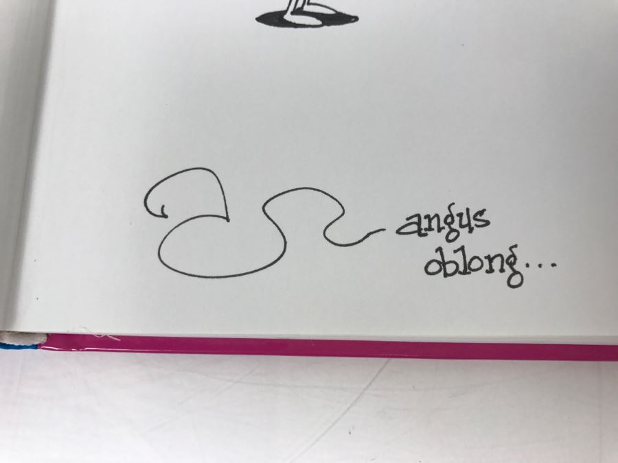 Signed And Hand Illustrated First Edition Hardcover Book Creepy Susie And 13 Other Tragic Tales For Troubled Children By Angus Oblong [Photo 10]