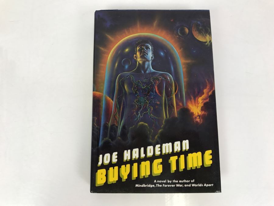 Signed Hardcover Book Buying Time By Joe Haldeman [Photo 2]