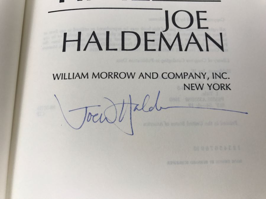 Signed Hardcover Book Buying Time By Joe Haldeman [Photo 7]