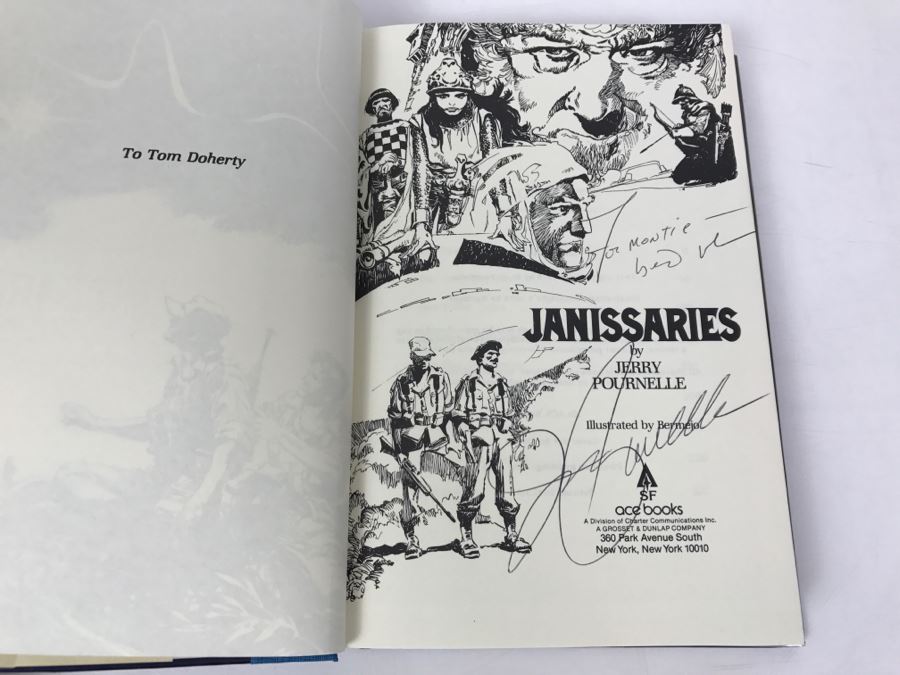 Signed First Printing 1979 Hardcover Book JANISSARIES By Jerry Pournelle [Photo 5]
