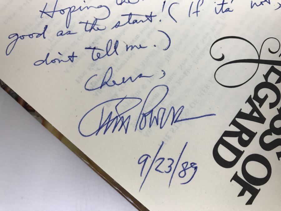 Signed First Edition 1989 Hardcover Book The Stress Of Her Regard By Tim Powers [Photo 8]