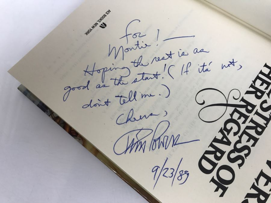 Signed First Edition 1989 Hardcover Book The Stress Of Her Regard By ...