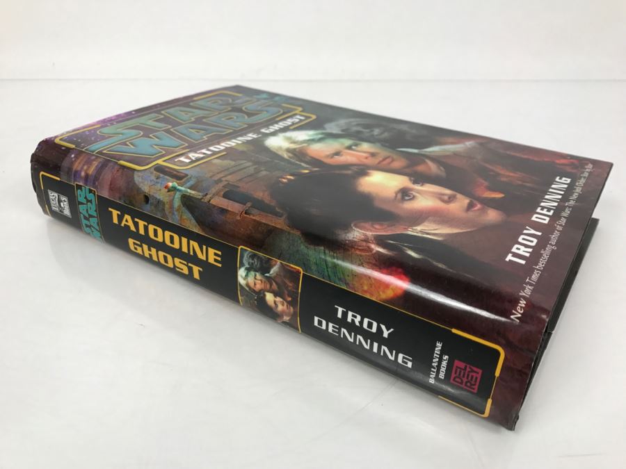 Signed First Edition 2003 Hardcover Book STAR WARS Tatooine Ghost By Troy Denning [Photo 3]