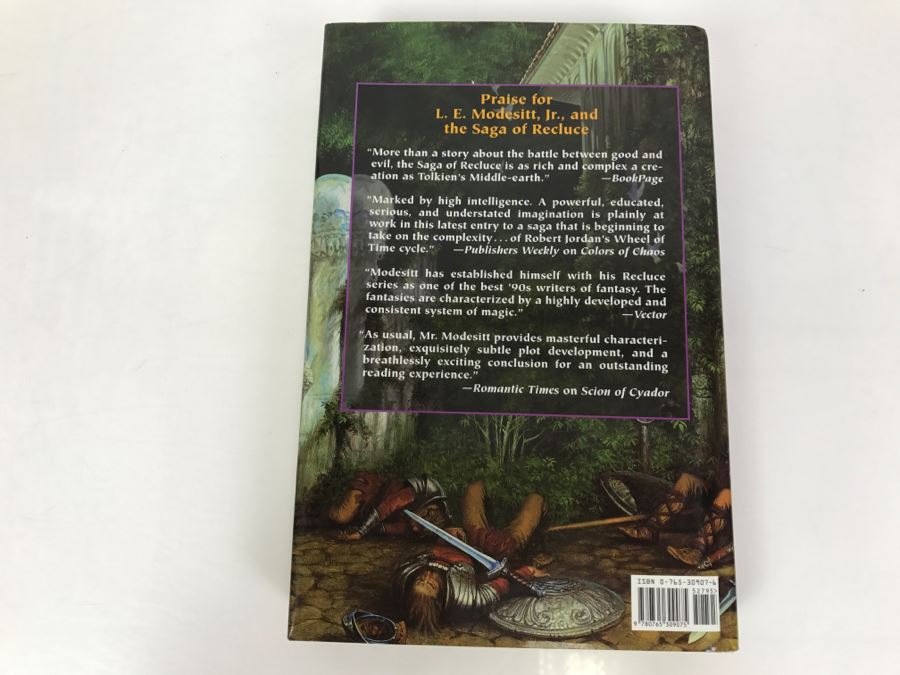 Signed First Edition 2004 Hardcover Book Wellspring Of Chaos: A Recluce Novel By L.E. Modesitt, Jr. [Photo 3]