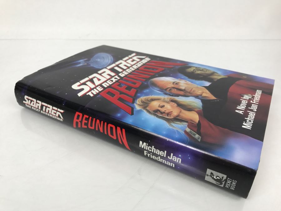 Signed First Printing 1991 Hardcover Book STAR TREK The Next Generation Reunion By Michael Jan Friedman [Photo 3]