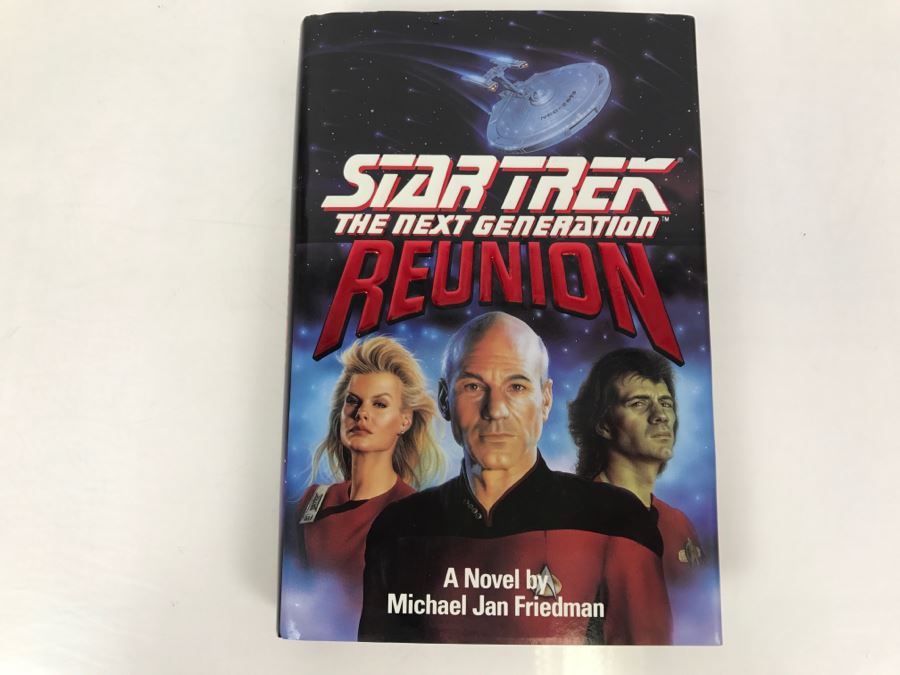 Signed First Printing 1991 Hardcover Book STAR TREK The Next Generation ...