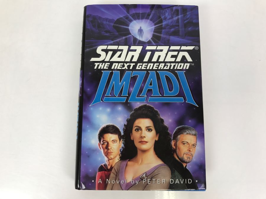 Signed First Printing 1992 Hardcover Book STAR TREK The Next Generation IMZADI By Peter David [Photo 2]
