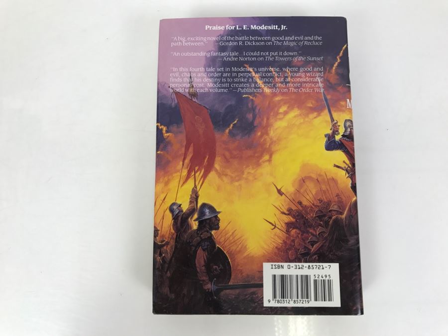 Signed First Edition 1995 Hardcover Book The Death Of Chaos By L.E. Modesitt, Jr. [Photo 3]