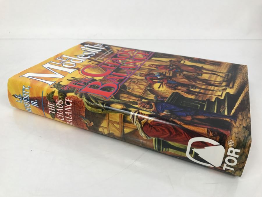 Signed First Edition 1997 Hardcover Book The Chaos Balance By L.E. Modesitt, Jr. [Photo 3]