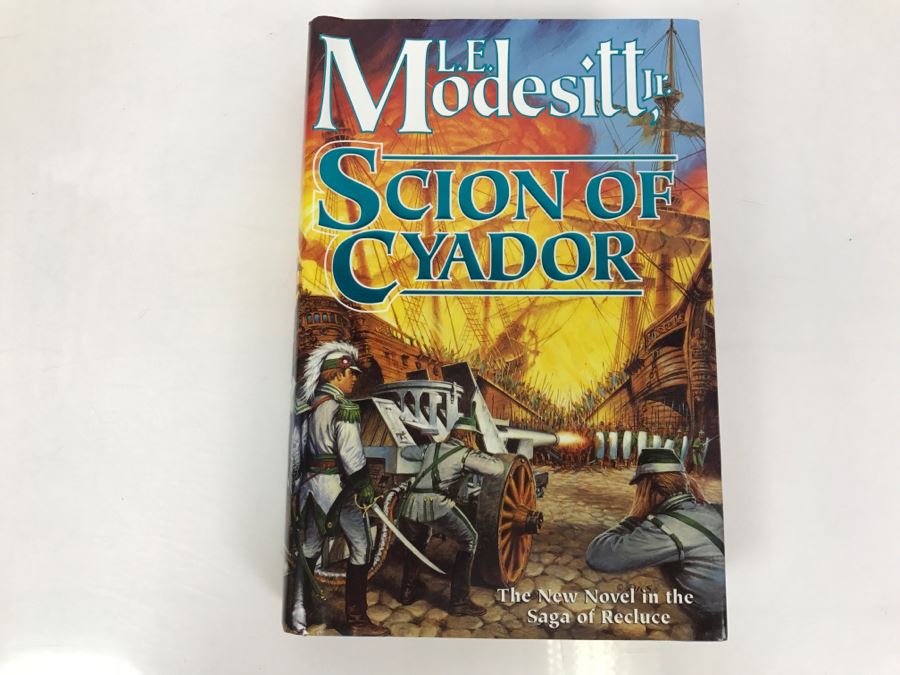 Signed First Edition 2000 Hardcover Book Scion Of Cyador By L.E. Modesitt, Jr. [Photo 2]