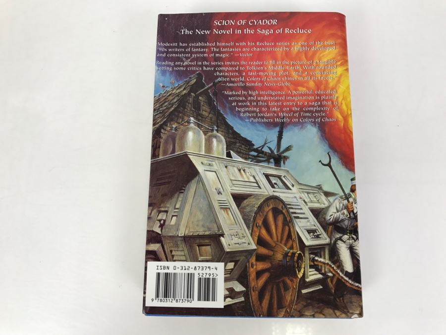 Signed First Edition 2000 Hardcover Book Scion Of Cyador By L.E. Modesitt, Jr. [Photo 4]