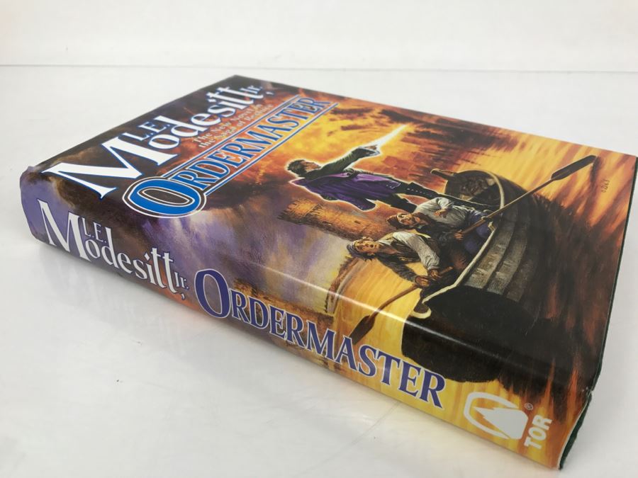 Signed First Edition 2005 Hardcover Book Ordermaster From Saga Of Recluce By L.E. Modesitt, Jr. [Photo 3]