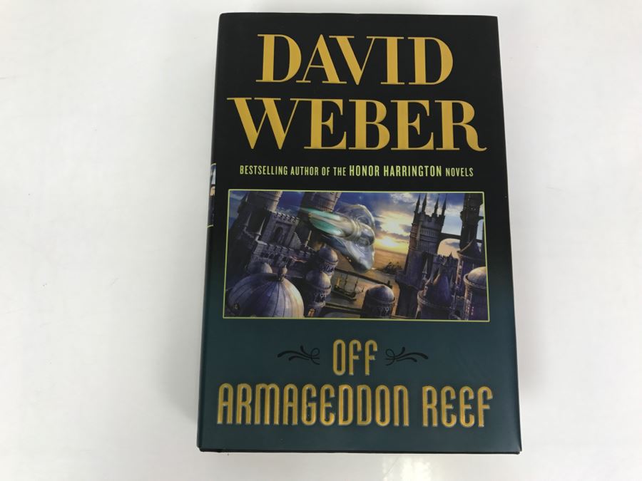 Signed First Edition 2007 Hardcover Book Off Armageddon Reef By David Weber [Photo 2]