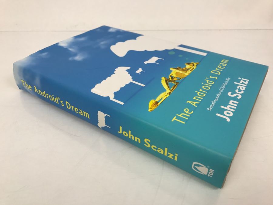 Signed First Edition 2006 Hardcover Book The Android's Dream By John Scalzi [Photo 3]