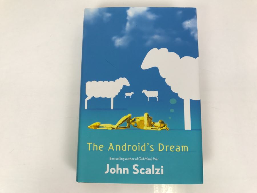 Signed First Edition 2006 Hardcover Book The Android's Dream By John Scalzi [Photo 2]