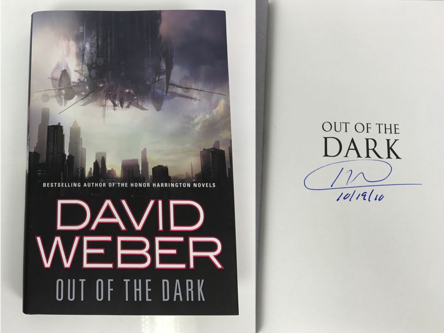 Signed First Edition 2010 Hardcover Book Out Of The Dark By David Weber