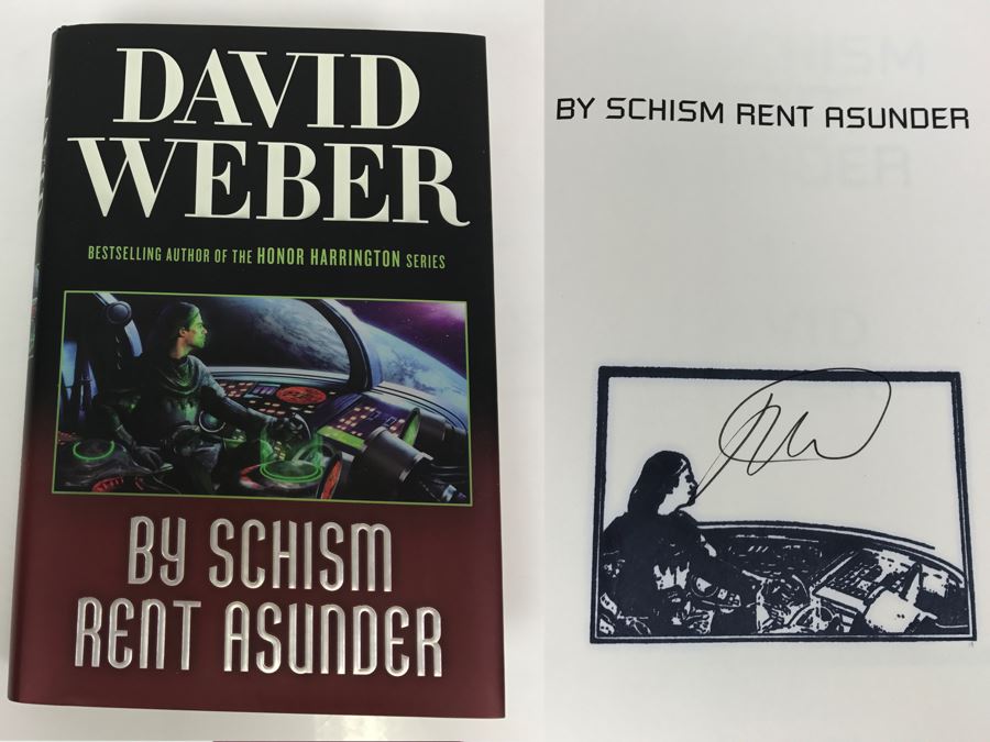 Signed First Edition 2008 Hardcover Book By Schism Rent Asunder By David Weber