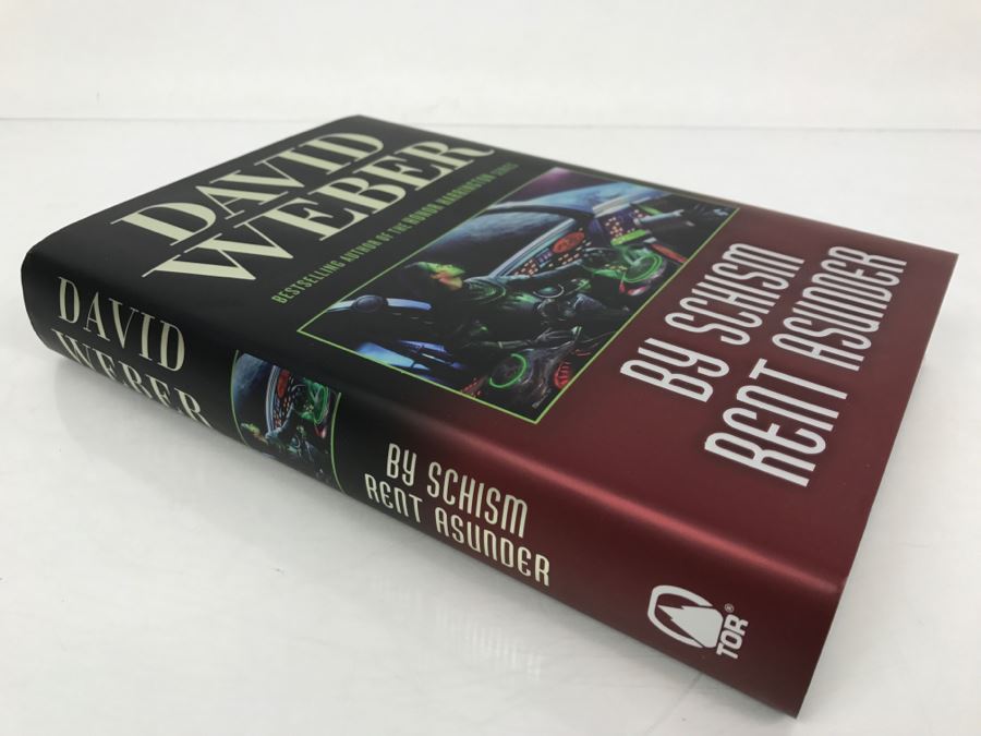 Signed First Edition 2008 Hardcover Book By Schism Rent Asunder By David Weber [Photo 3]