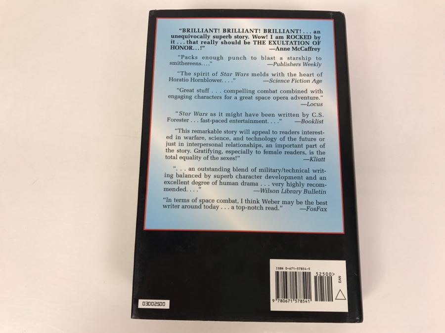 Signed First Printing 2000 Hardcover Book Ashes Of Victory By David Weber [Photo 3]