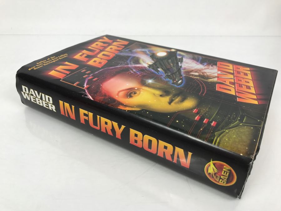 Signed First Printing 2006 Hardcover Book In Fury Born By David Weber [Photo 3]